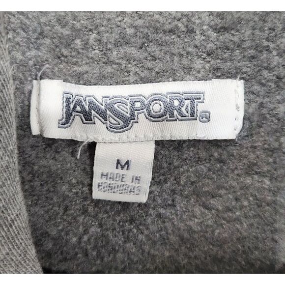 Vintage Jansport William & Mary Embroidered Logo Monogram Hoodie Sweatshirt, M - Picture 7 of 7